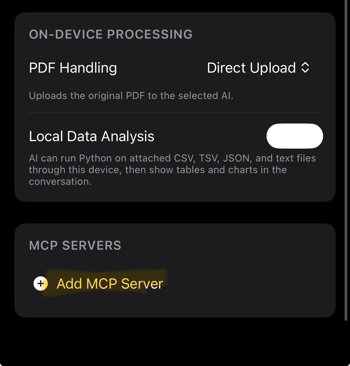 Add an MCP server