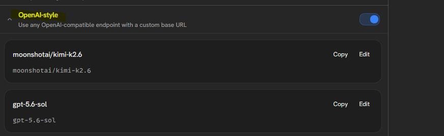 Open OpenAI-style